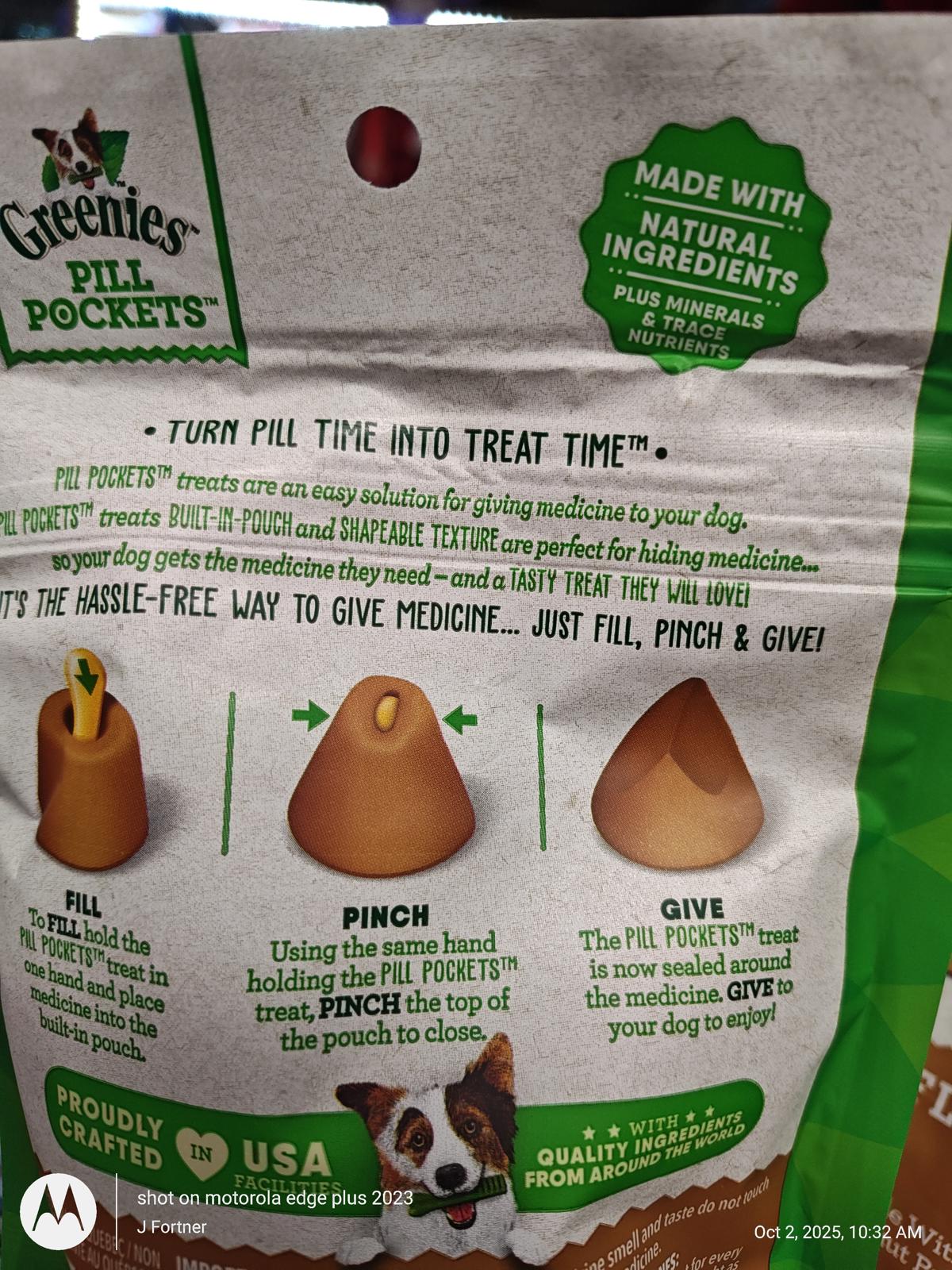 Hide a Capsule Pet Treats  for Dogs , 30 Count (Pack of 1), Peanut Butter