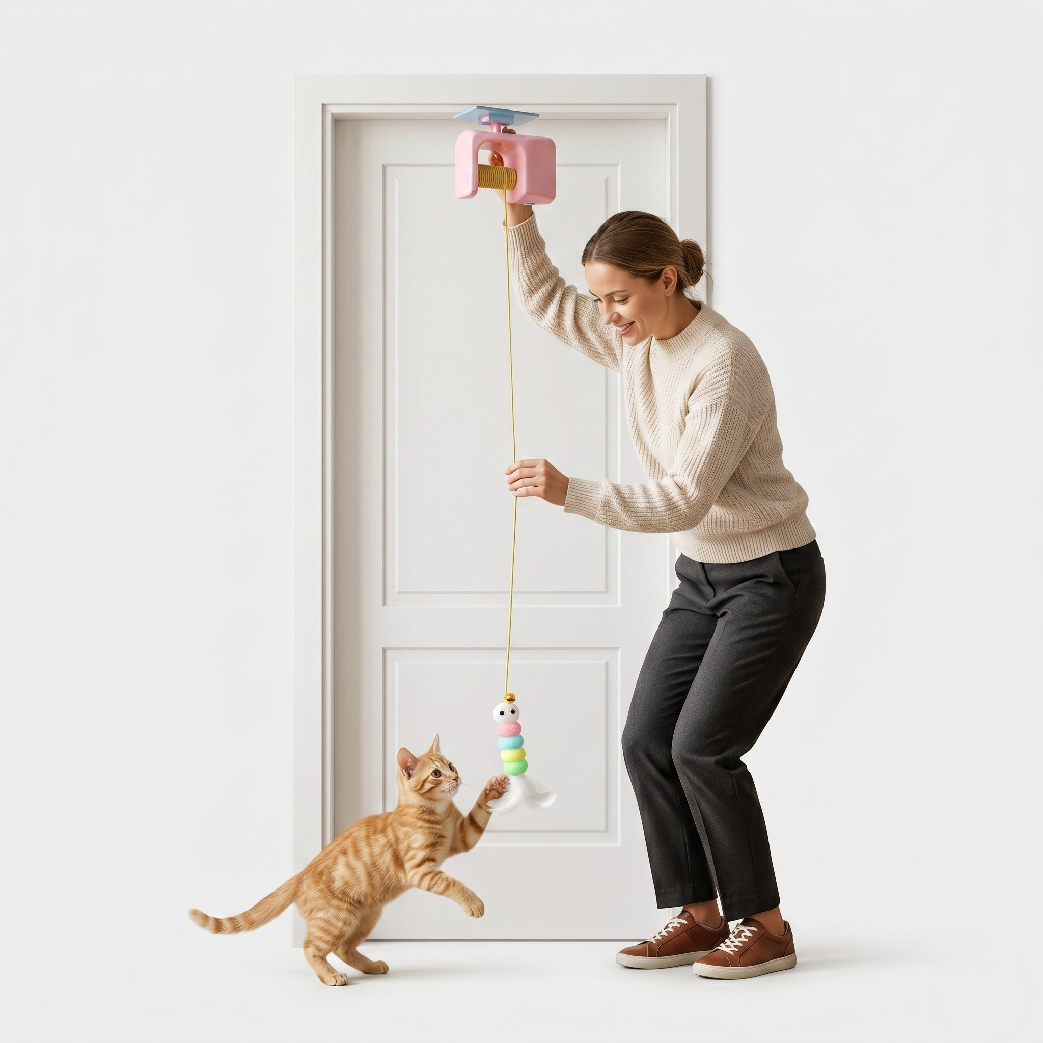 Automatic Hanging Yo-Yo Cat Teaser