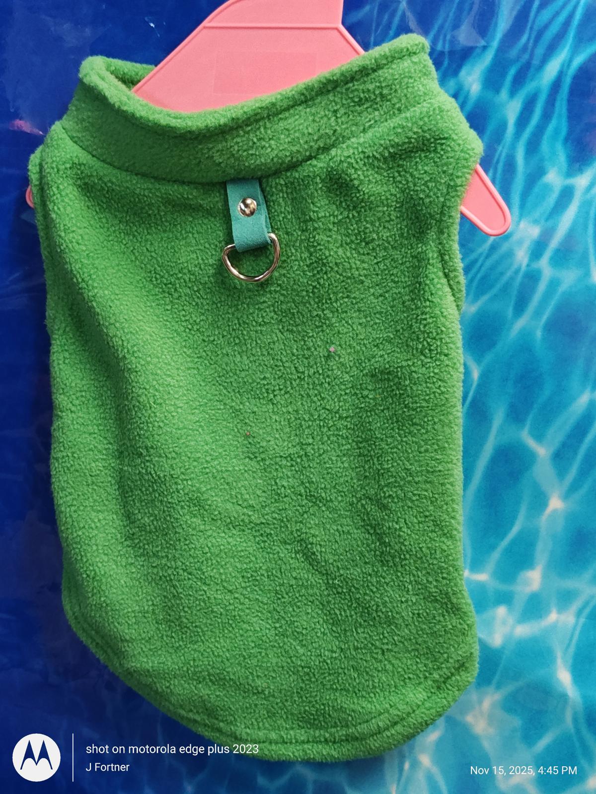 Pet walking jacket Fleece  Small