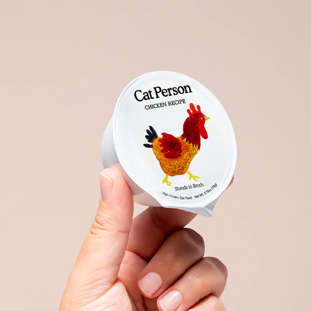 Cat Person Cat Shredded Chicken In Broth 2.75oz