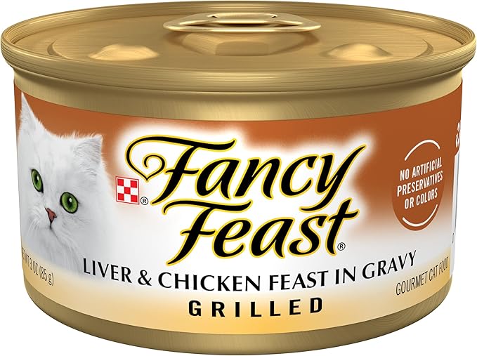 Fancy Feast Grilled Liver & Chicken Feast Wet Cat Food (3oz)