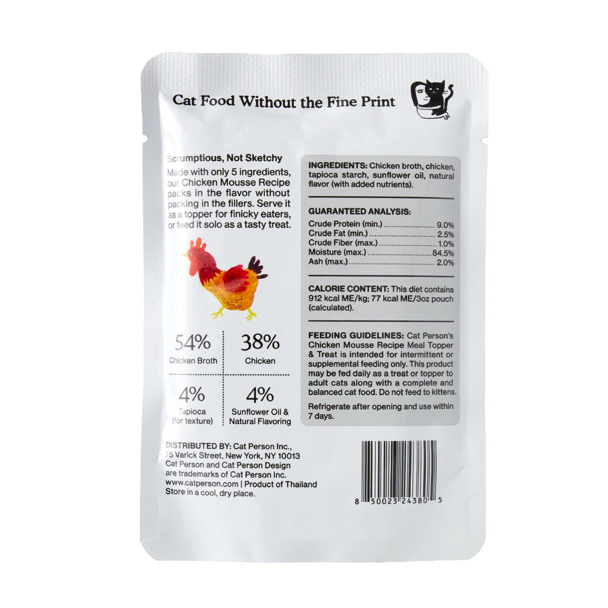 Cat Person Cat Mousse Chicken 3oz Pouch