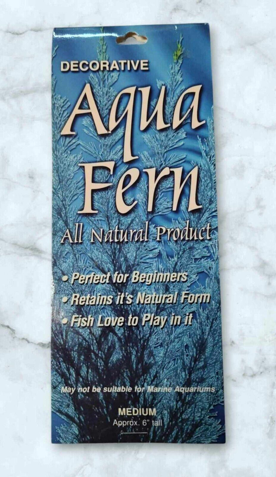 Nature's Image: Aquafern Medium, Freshwater 6" Red, Green or Rainbow Decor