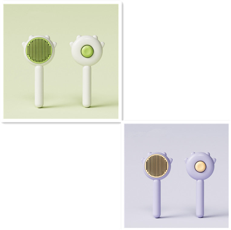 Cat Comb Massager One Tap Fur Punch Out Feature