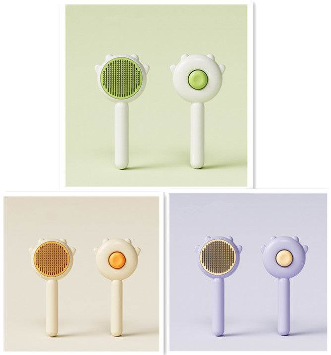 Cat Comb Massager One Tap Fur Punch Out Feature