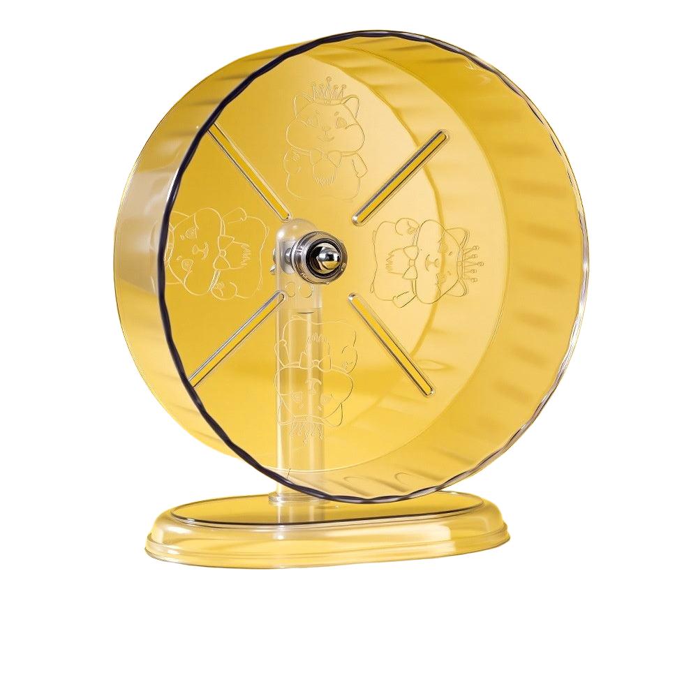 Silent Hamster Exercise Wheel - Transparent Plastic 24cm