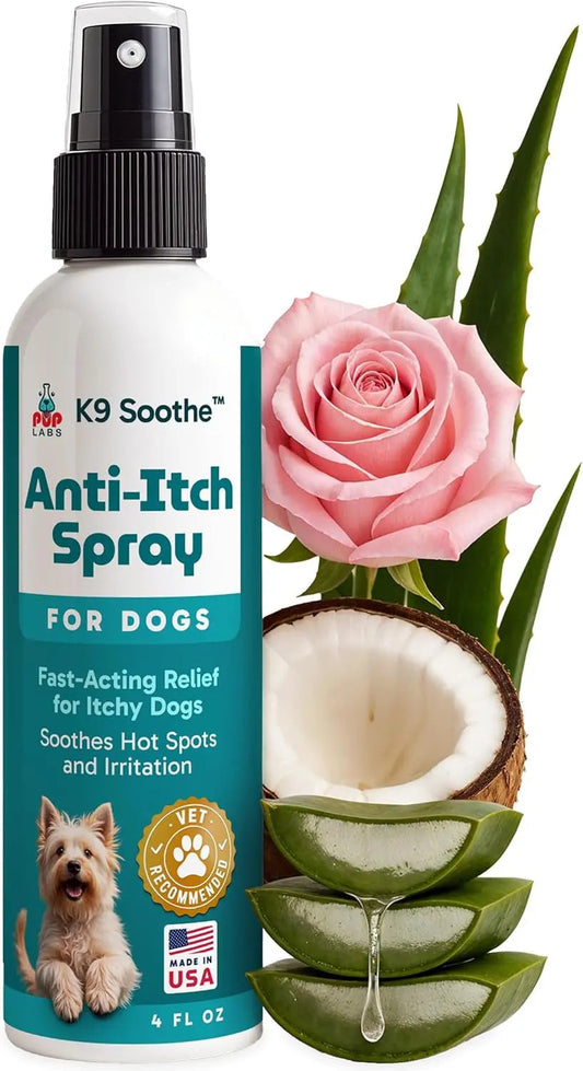 K9 Soothe Anti-Itch Pet Spray for Dogs - Aloe & Coconut 120ml