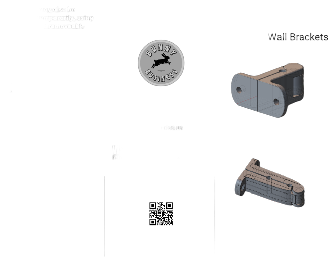 C&C Cage Wall Mount Brackets (4-Pack) for Small Pet Enclosures