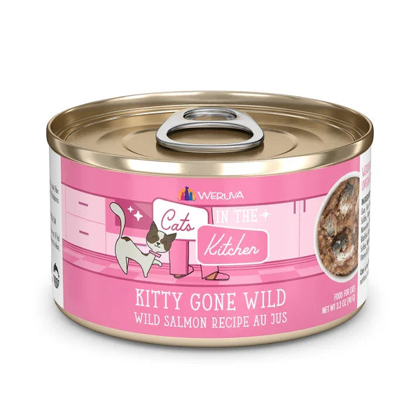 Kittens in the Kitchen Kitty Gone Wild Wild Salmon Recipe Au Jus (3oz)