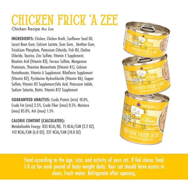 Cats in the Kitchen, Chicken Frick 'A Zee, Chicken Recipe Au Jus