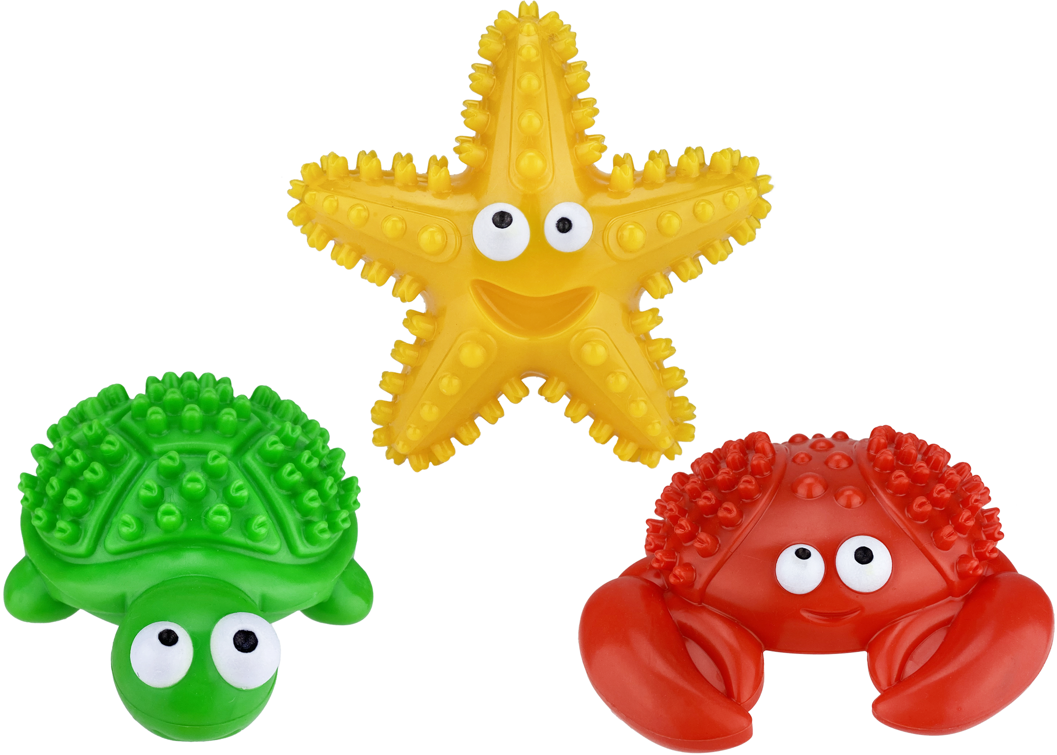 Multipet Deep Sea Teethers Assortment - Assorted Animals 6"