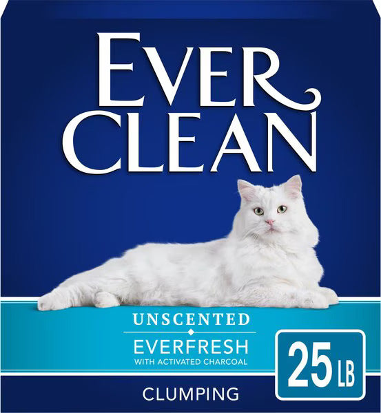 Ever Clean Everfresh Unscented Clumping Clay Cat Litter (25lb)