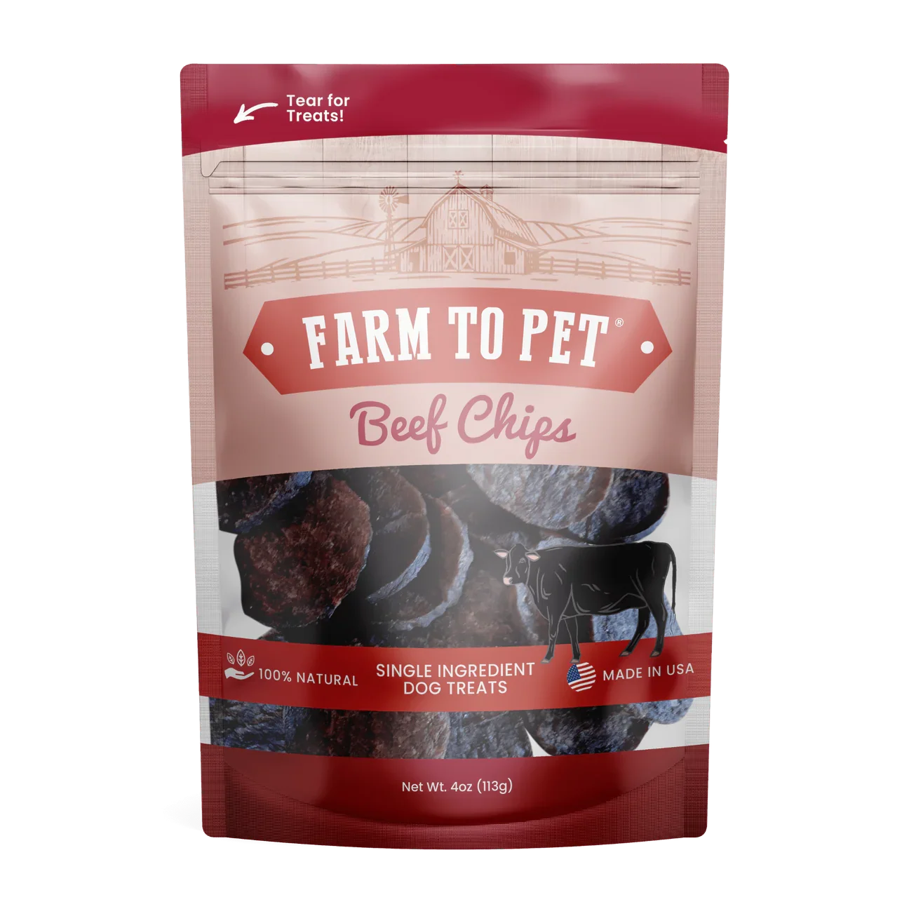 Farm To Pet Beef Chips