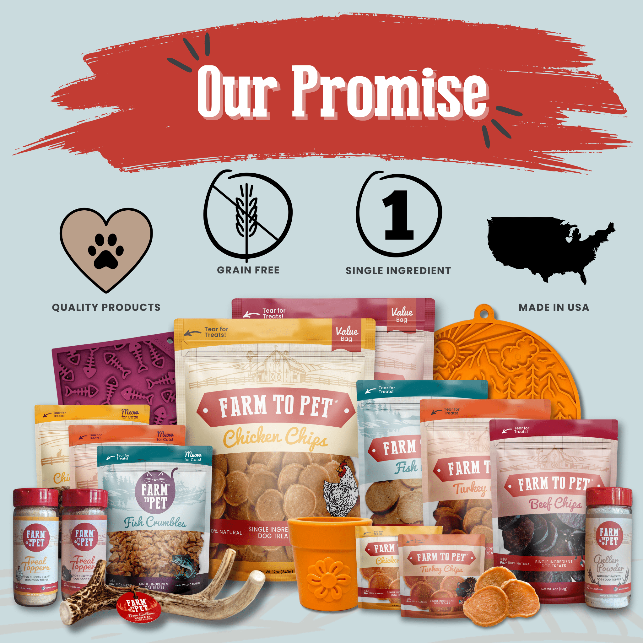 Farm to Pet Fish Chips - Wild-Caught Walleye Dog Treats
