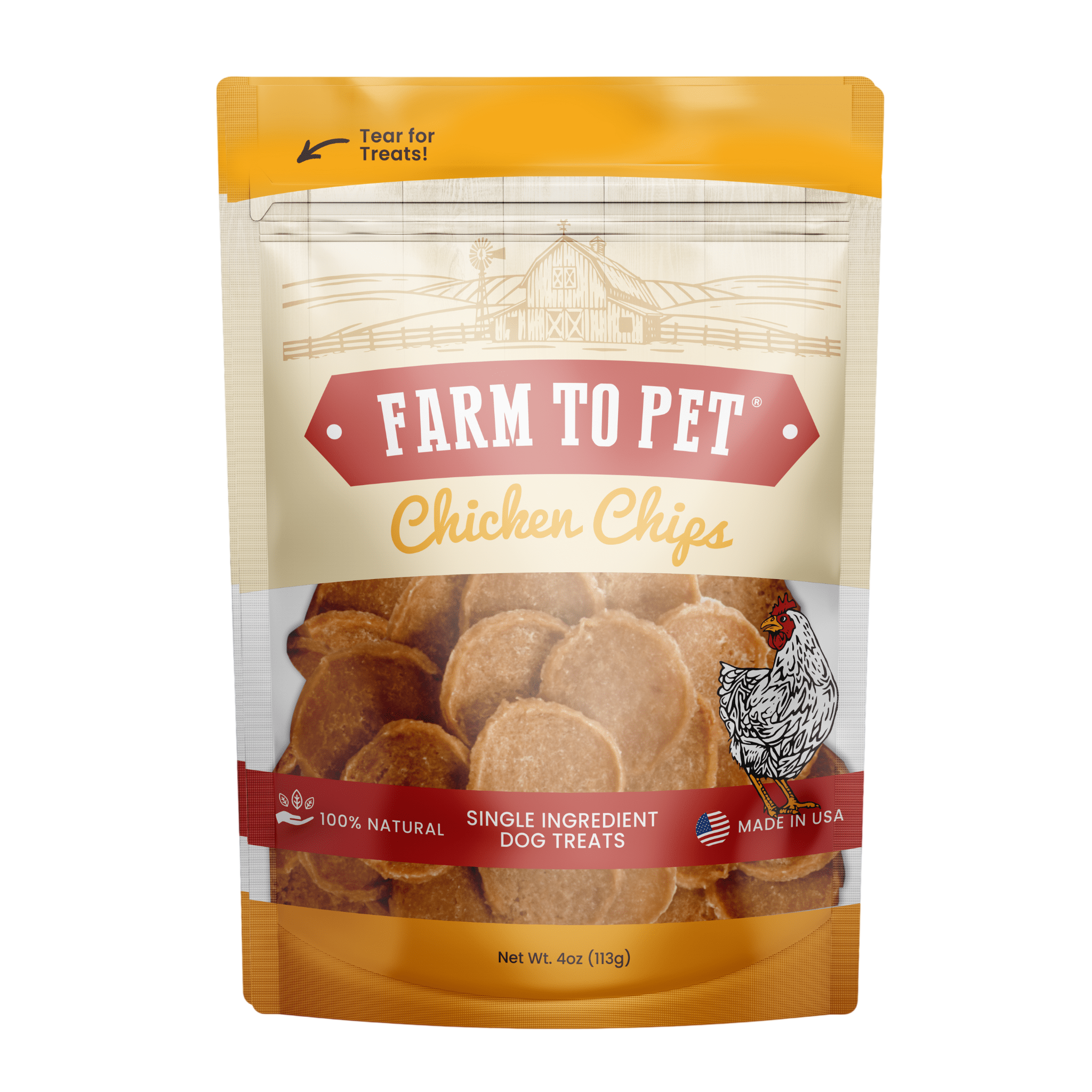 Chicken Chips for Dogs | All-Natural Single-Ingredient Dog Treats