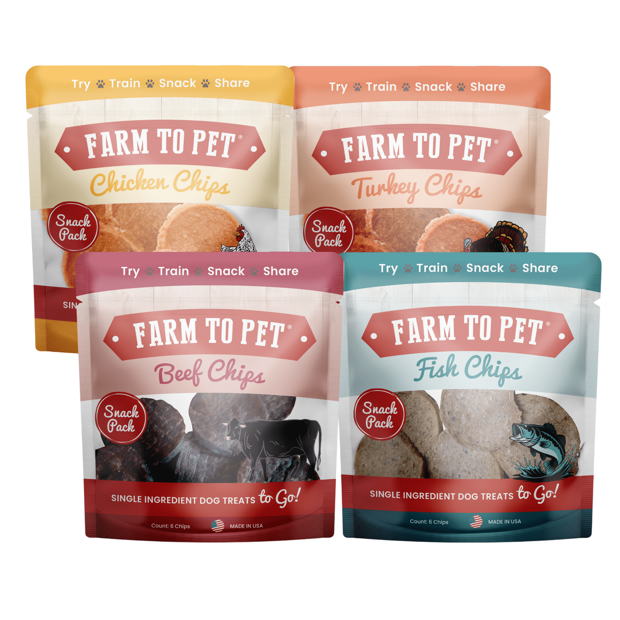 Snack Pack Dog Treat Sampler