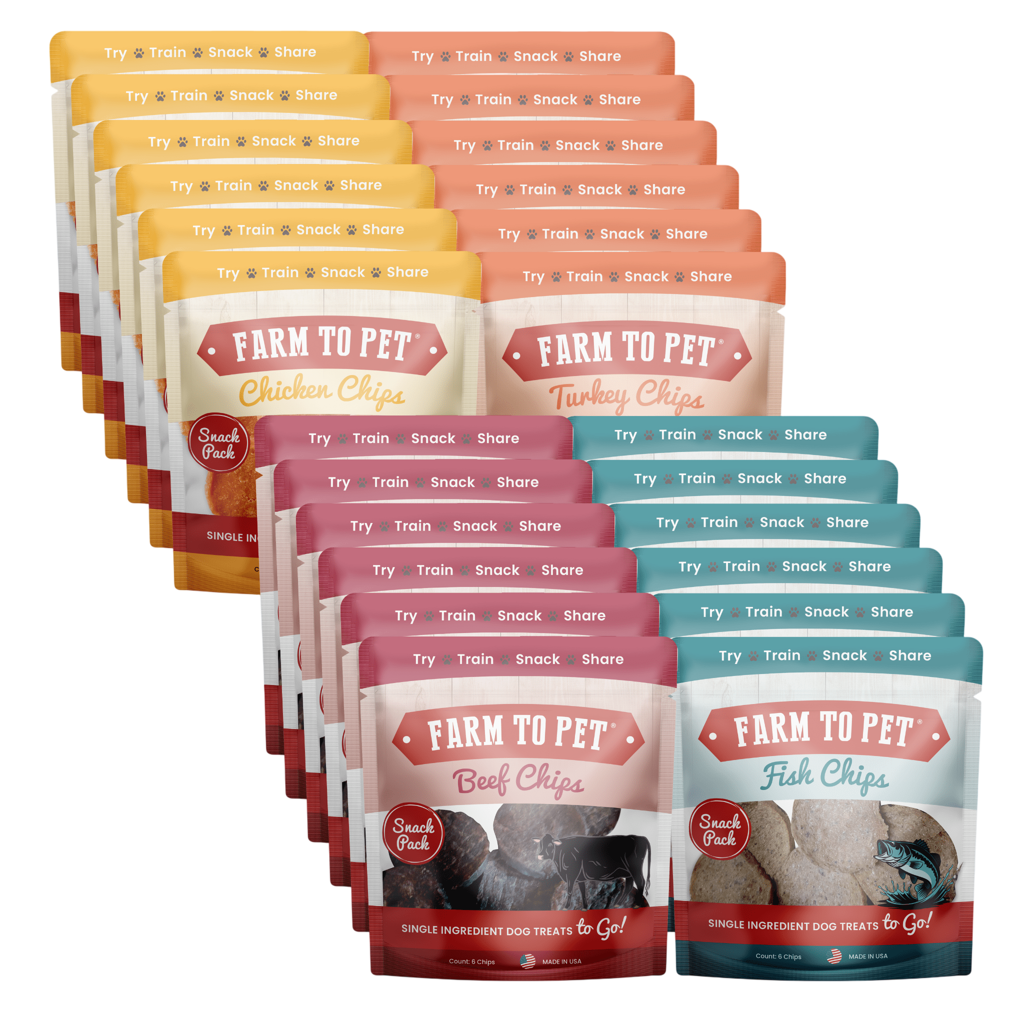 Snack Pack Dog Treat Sampler