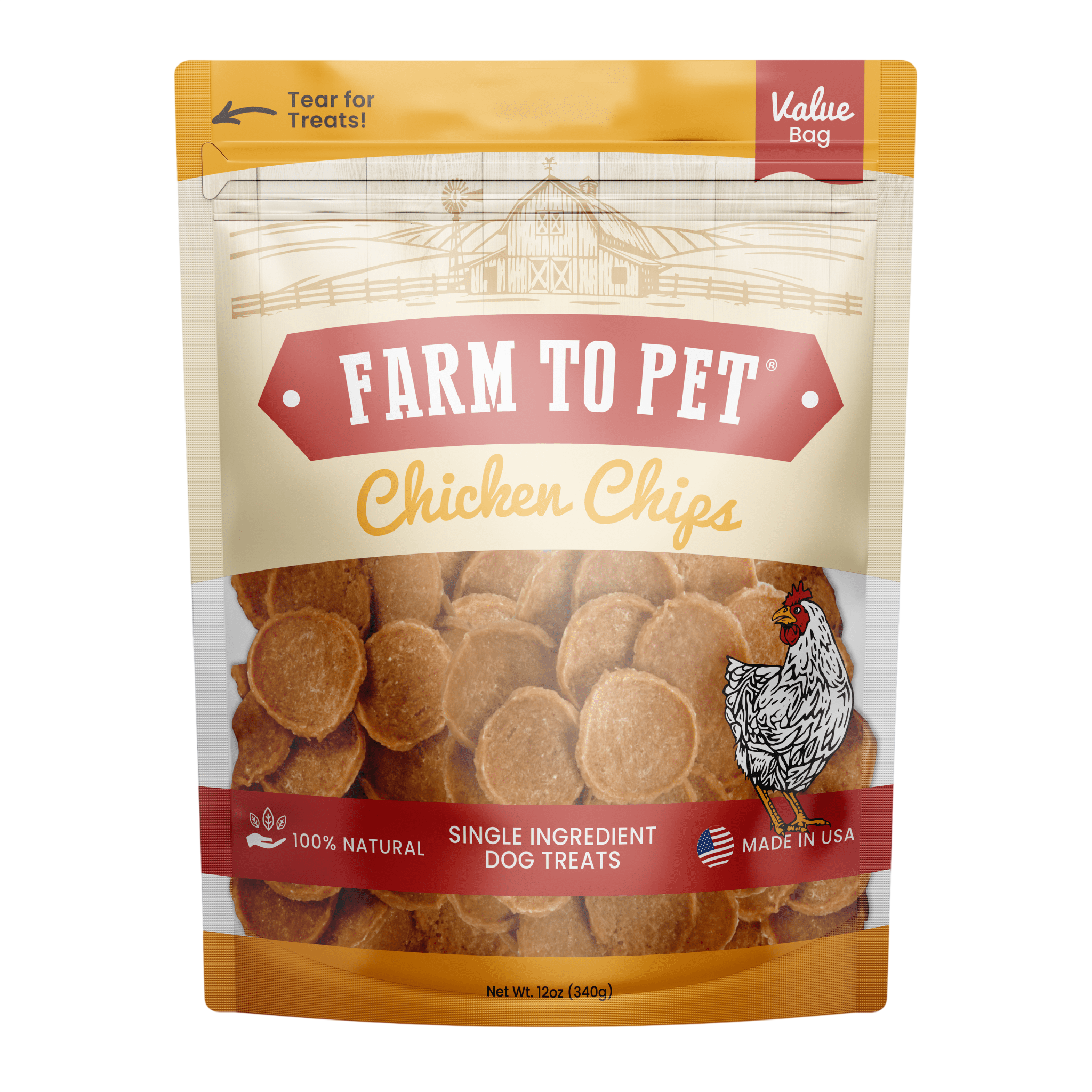 Chicken Chips for Dogs | All-Natural Single-Ingredient Dog Treats
