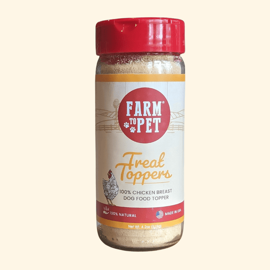 Farm to Pet Chicken Dog Food Topper - 100% Chicken Powder