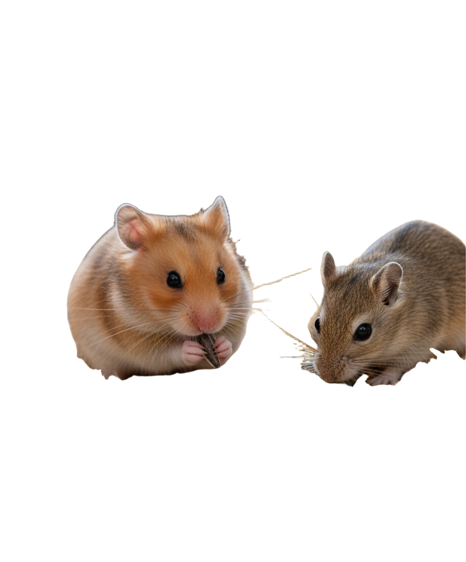 Hamster & Gerbil Bundle - Higgins Food, Lixit Bottle & Salt Rope