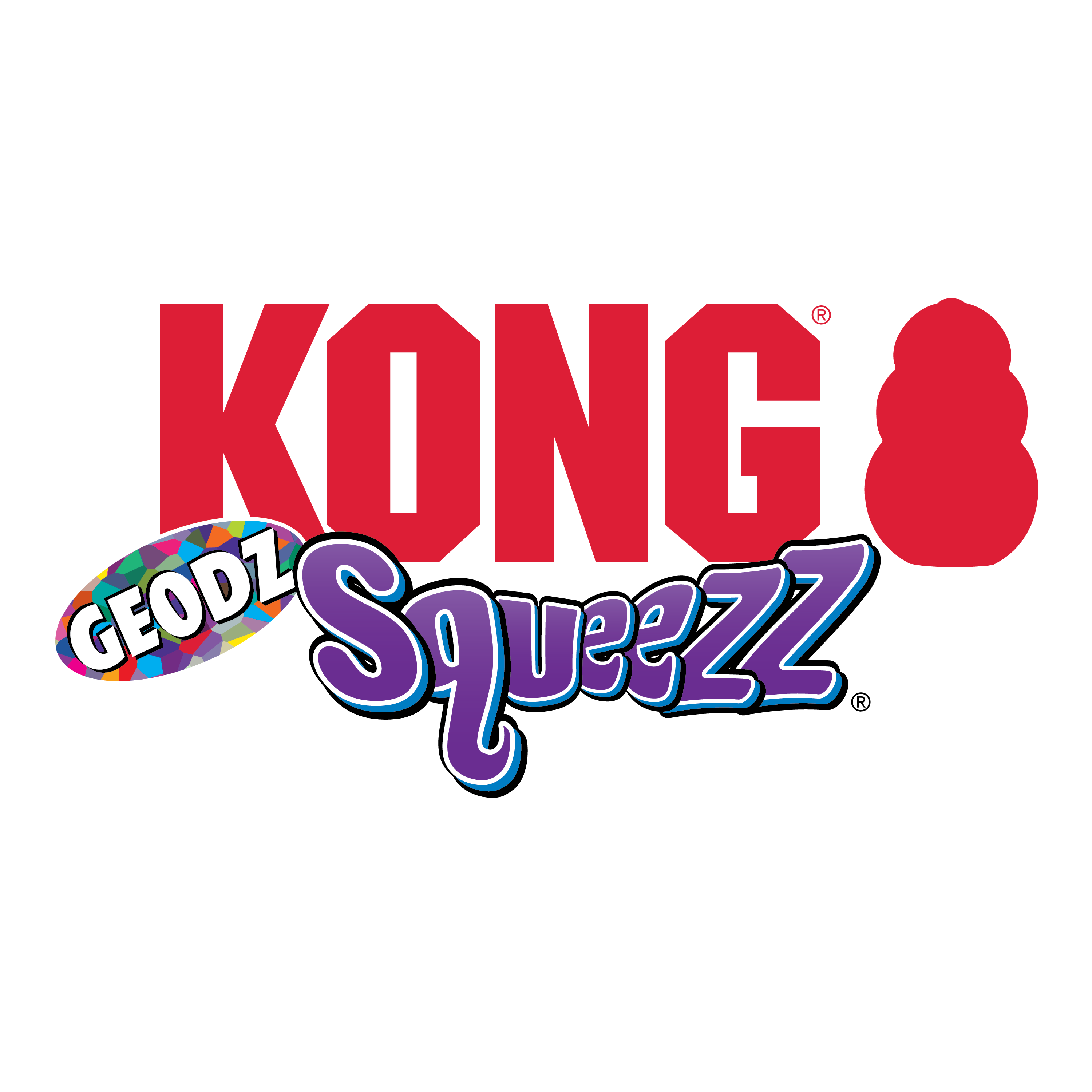 Kong Squeezz Geodz Large (2pk)