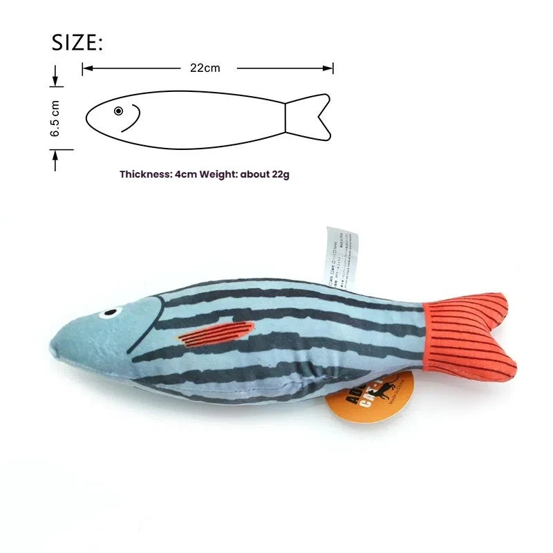 Dropshipping Gift CJH Cute Cat Teasing Stick, Cat Pet Supplies, Cat Toys, Gifts, Cat Toys, Fish, Simulated Mint, Molars, Bite Resistant
