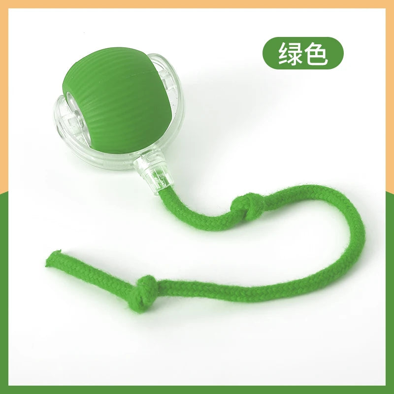 Hot Sale All Design Interactive Smart Ball With Tail Accessories Rolling on Carpet Fast Indestructable Rolling Smart Cat Toys
