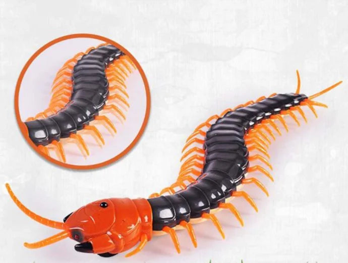 Funny Electronic Pet Remote Control Simulation Giant IR RC Scolopendra Centipede April Fools' Day Tricky Prank Insect Toy Gift