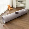 Cat Tunnel Straight Collapsible Cat Toys Self-help Relief Easy Storage Cat Tunnel