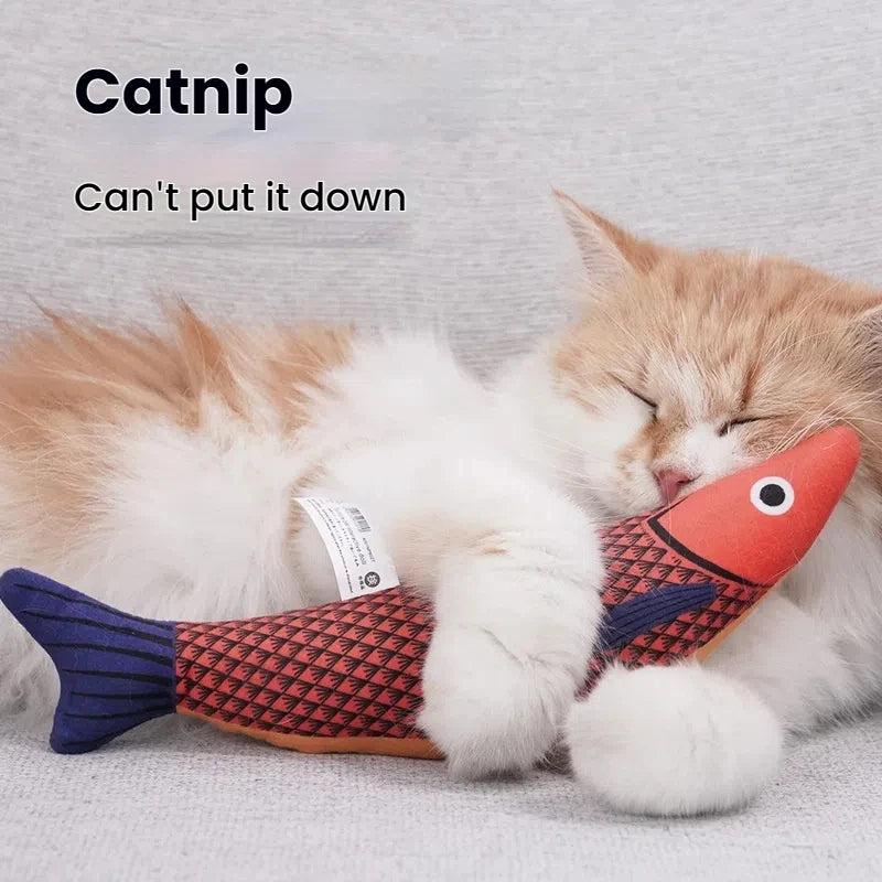 Dropshipping Gift CJH Cute Cat Teasing Stick, Cat Pet Supplies, Cat Toys, Gifts, Cat Toys, Fish, Simulated Mint, Molars, Bite Resistant