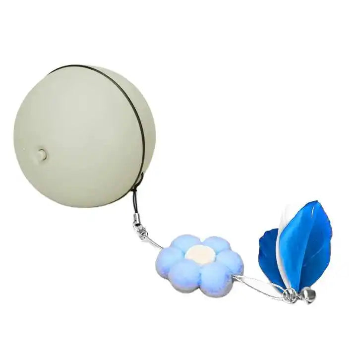 Hot Sale All Design Interactive Smart Ball With Tail Accessories Rolling on Carpet Fast Indestructable Rolling Smart Cat Toys
