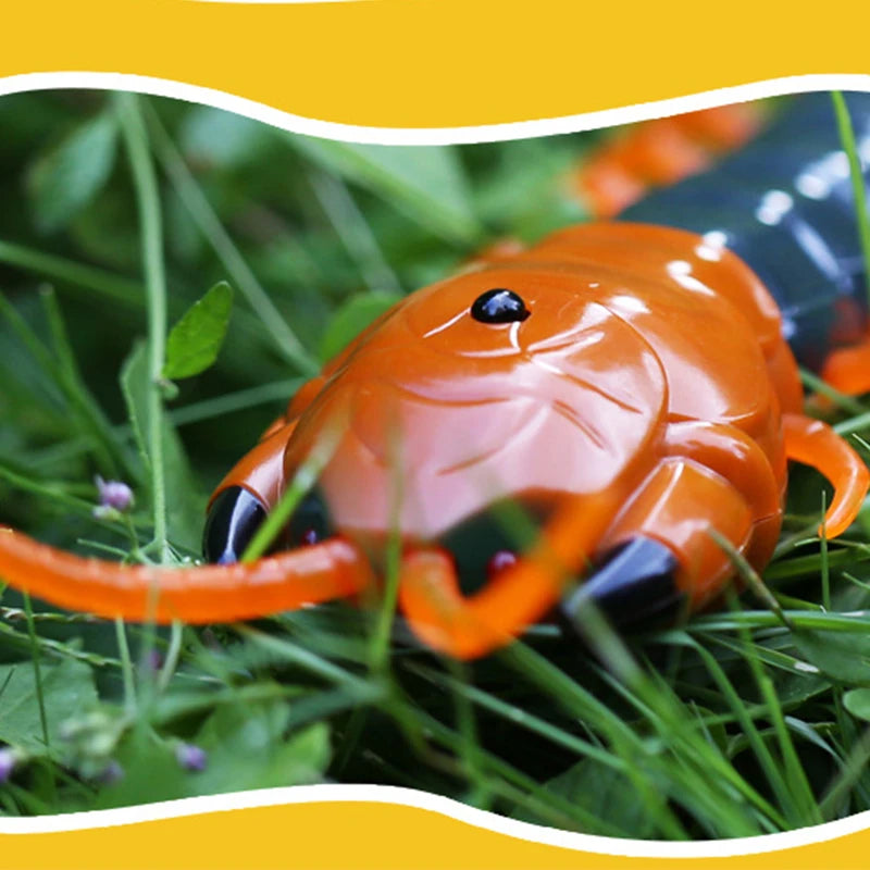 Funny Electronic Pet Remote Control Simulation Giant IR RC Scolopendra Centipede April Fools' Day Tricky Prank Insect Toy Gift