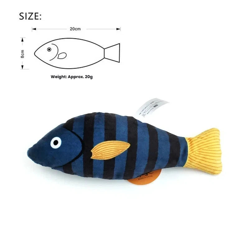 Dropshipping Gift CJH Cute Cat Teasing Stick, Cat Pet Supplies, Cat Toys, Gifts, Cat Toys, Fish, Simulated Mint, Molars, Bite Resistant