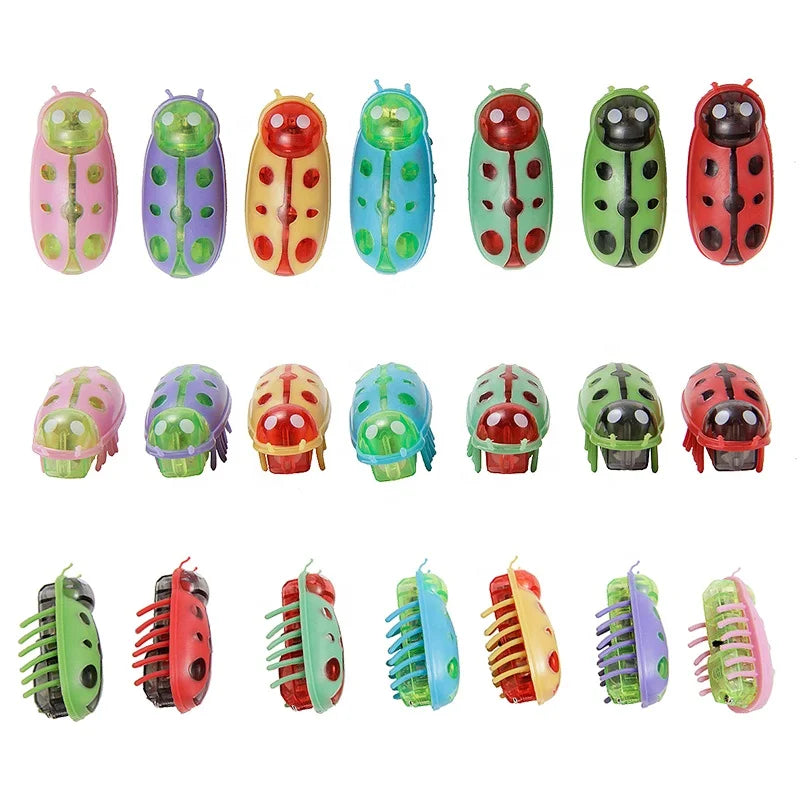 Interactive Smart Cat Toys-Durable Plastic Electric Ladybug Worm Small Indoor Laser Toy Inspired by Animation for Playing Dogs