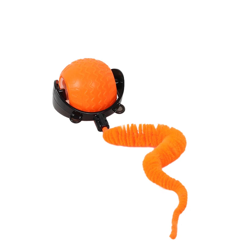 Hot Sale All Design Interactive Smart Ball With Tail Accessories Rolling on Carpet Fast Indestructable Rolling Smart Cat Toys