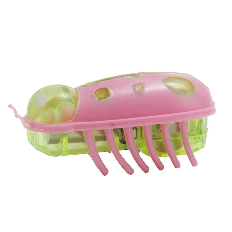 Interactive Smart Cat Toys-Durable Plastic Electric Ladybug Worm Small Indoor Laser Toy Inspired by Animation for Playing Dogs