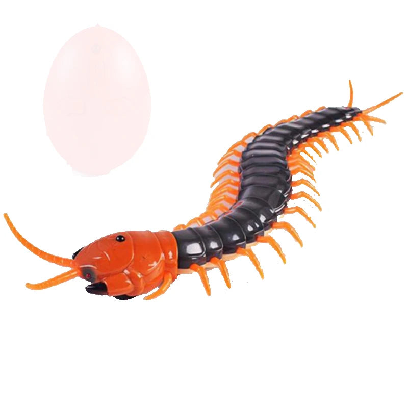 Funny Electronic Pet Remote Control Simulation Giant IR RC Scolopendra Centipede April Fools' Day Tricky Prank Insect Toy Gift
