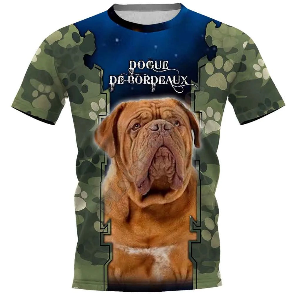 Rottweiler 3D Printed t shirts women for men Summer Casual Tees Short Sleeve T-shirts Funny Animals Short Sleeve