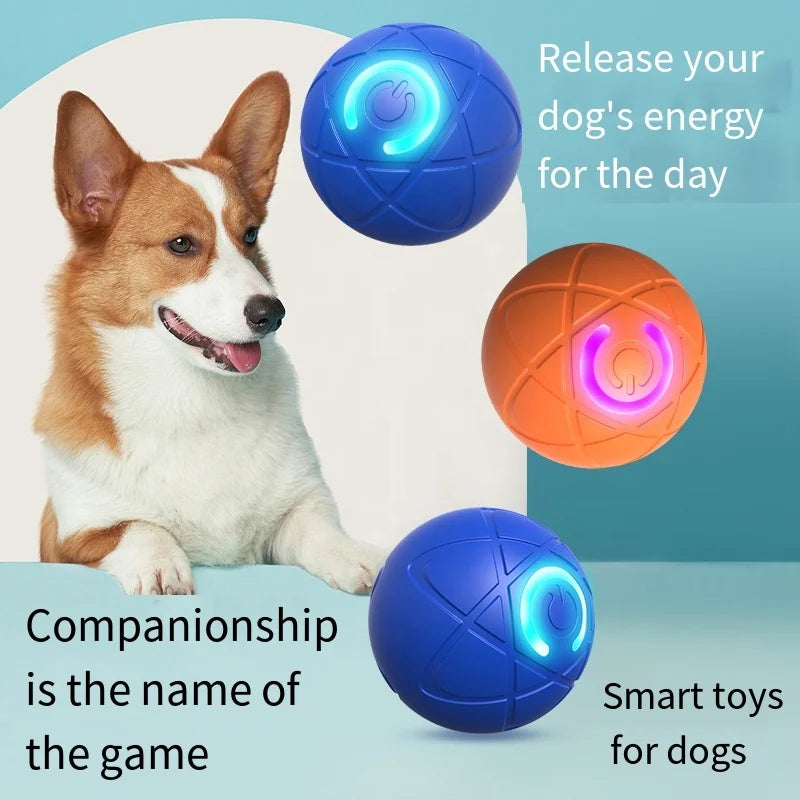 Hot Sale All Design Interactive Smart Ball With Tail Accessories Rolling on Carpet Fast Indestructable Rolling Smart Cat Toys
