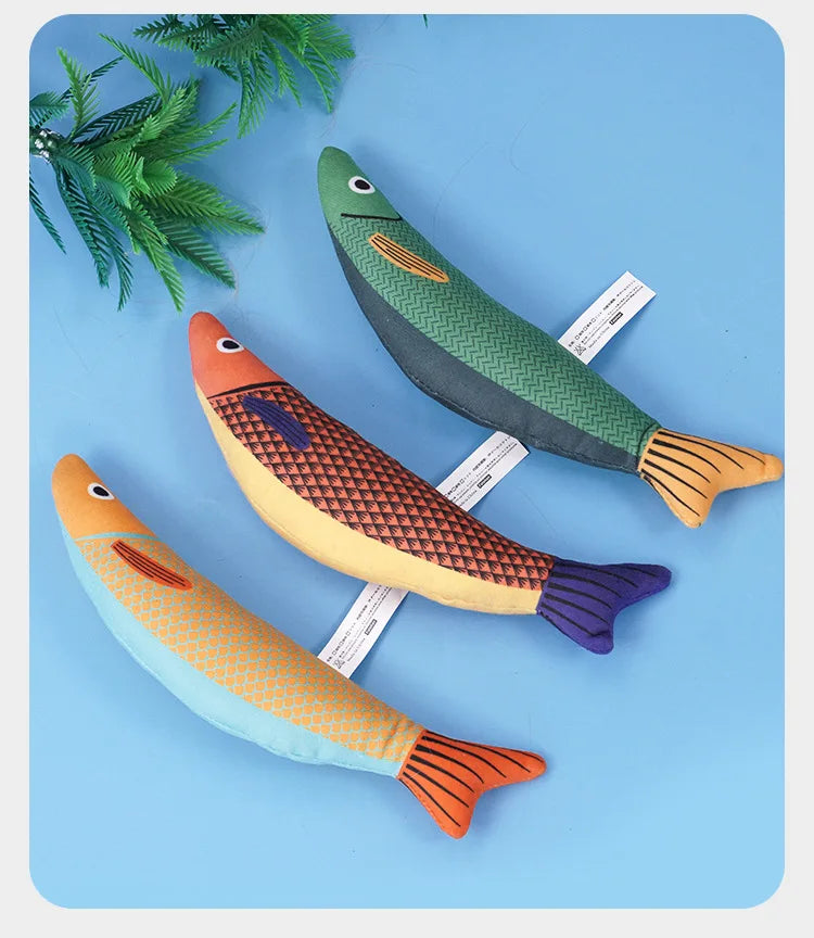 Dropshipping Gift CJH Cute Cat Teasing Stick, Cat Pet Supplies, Cat Toys, Gifts, Cat Toys, Fish, Simulated Mint, Molars, Bite Resistant