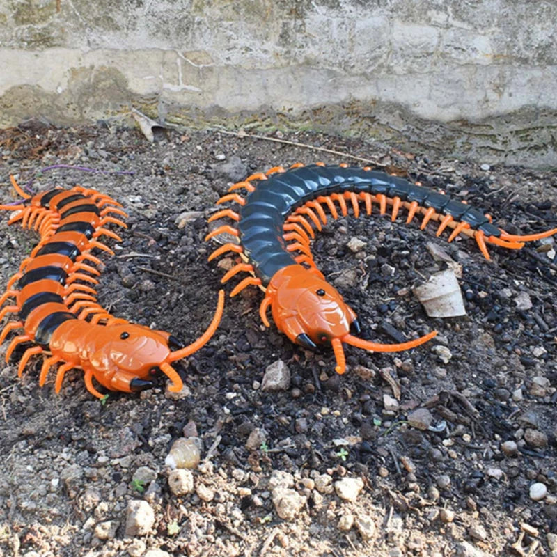 Funny Electronic Pet Remote Control Simulation Giant IR RC Scolopendra Centipede April Fools' Day Tricky Prank Insect Toy Gift