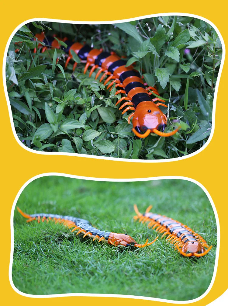 Funny Electronic Pet Remote Control Simulation Giant IR RC Scolopendra Centipede April Fools' Day Tricky Prank Insect Toy Gift