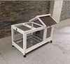 Simple Multi-Pet Cage Rabbits Guinea Pigs Hamsters Squirrels-Wooden Frame Latched Lid Mesh Panels-Extra Large Household Use