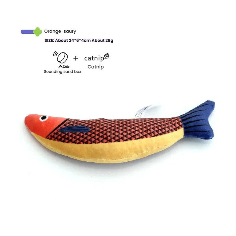 Dropshipping Gift CJH Cute Cat Teasing Stick, Cat Pet Supplies, Cat Toys, Gifts, Cat Toys, Fish, Simulated Mint, Molars, Bite Resistant