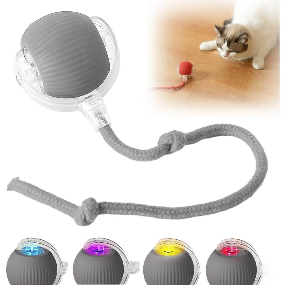 Smart Movement Automatic Rolling Cat Toys Classic Style Indoor Self-Entertainment Pet Stuff Anxiety Relief Dogs Made in China