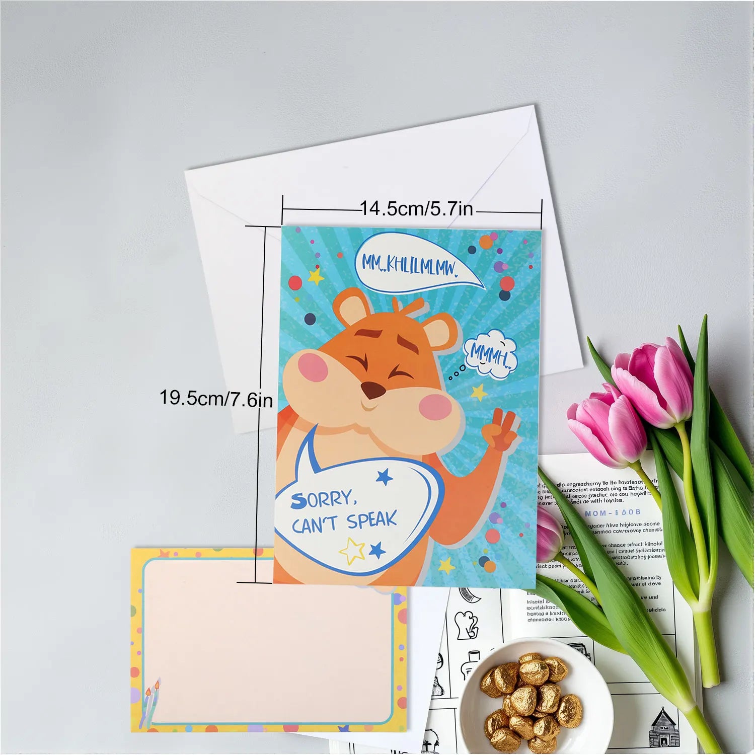 Hamster Singing Funny Birthday Card for Men Women Kids Rat Sound and Shaking Birthday Greeting Cards for Friends