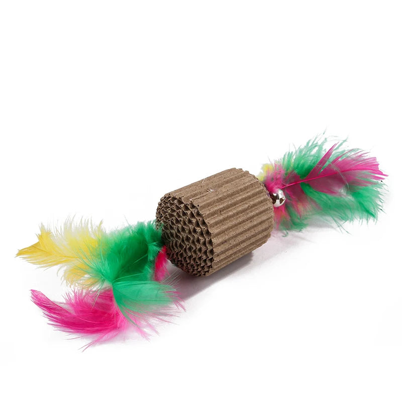 GMTPET Pet Toy Factory Wholesale OEM Product Pet Mouse Corrugated Paper Pet Grinding Clawing Cat Toys