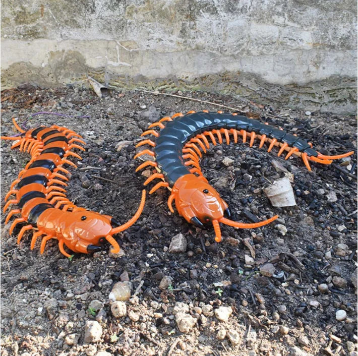 Funny Electronic Pet Remote Control Simulation Giant IR RC Scolopendra Centipede April Fools' Day Tricky Prank Insect Toy Gift
