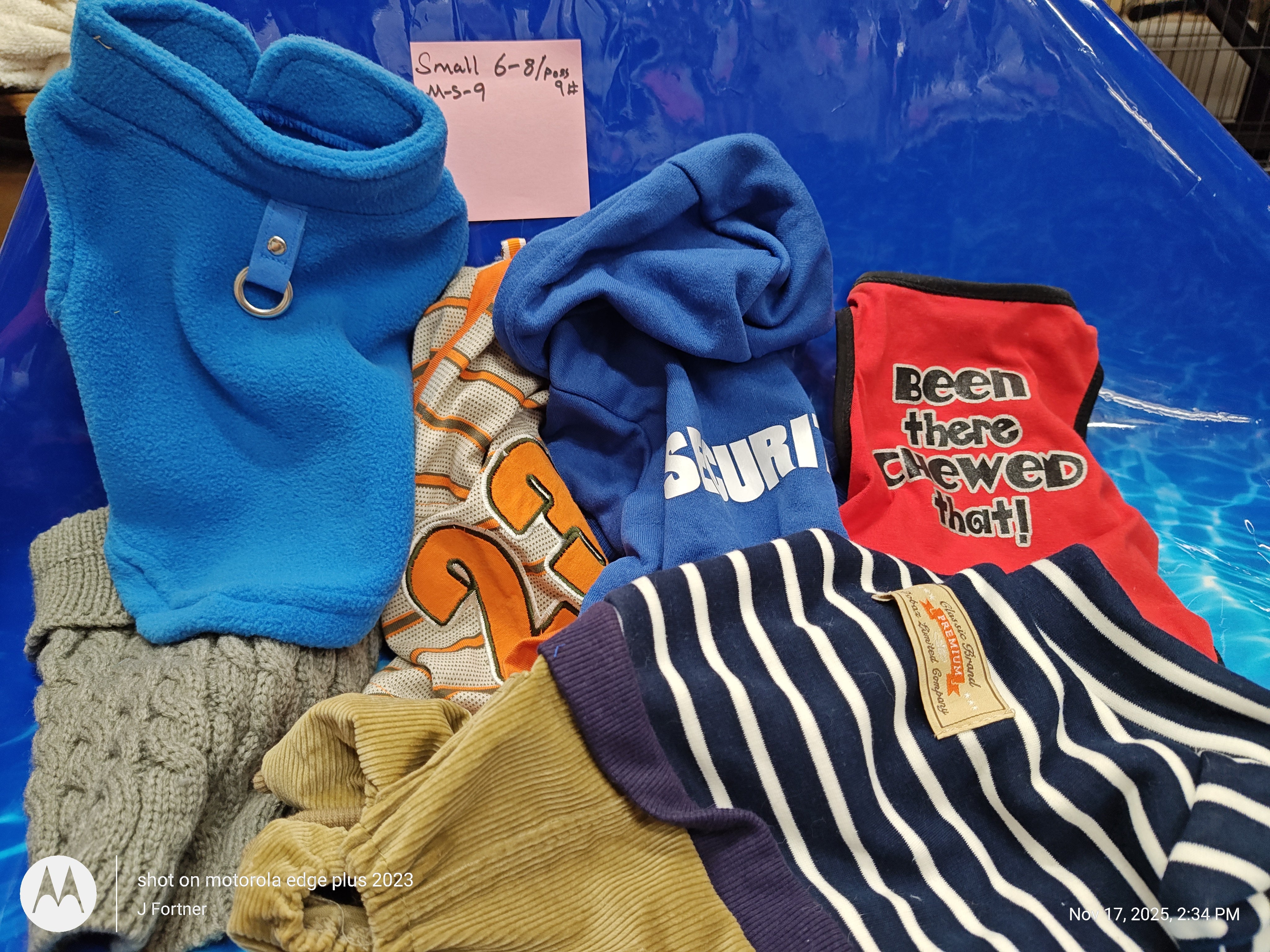 Dog Outfit Bundle ( Small/Med 6 to 11 Pound Pets ) Choose Your Bundle