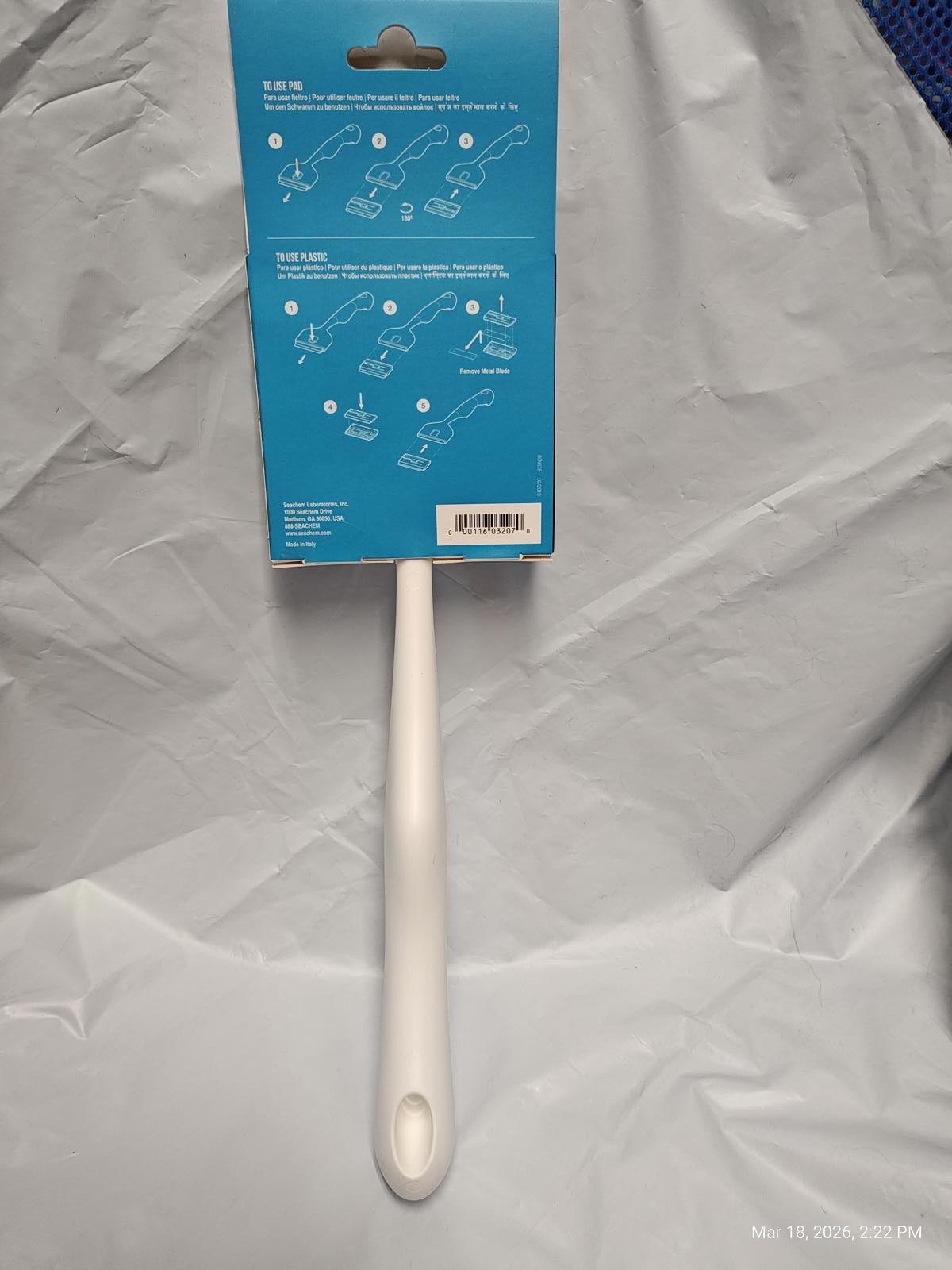 Seachem Algae Scraper Select Size:: 12 inch